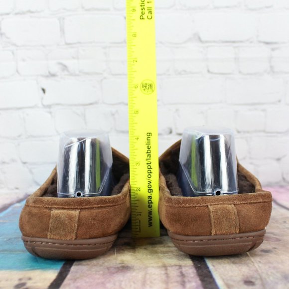 LL BEAN Wicked Good Shearling Moc Slippers Size 12 - Picture 7 of 9